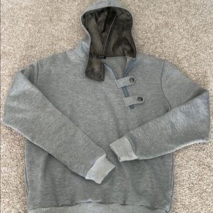 Extra warm men’s hoodie - L